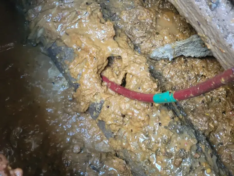 진주 하수구 고압세척 작업사례 2